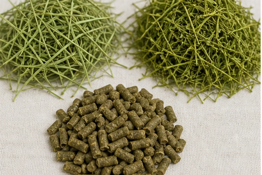 Dried grass hay forage reference